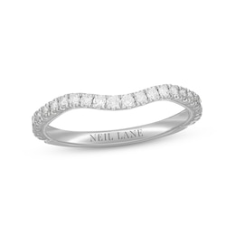 Neil Lane Diamond Wedding Band 3/8 ct tw Round-cut 14K White Gold