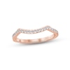 Thumbnail Image 1 of Monique Lhuillier Bliss Diamond Wedding Band 1/5 ct tw Round-cut 18K Rose Gold