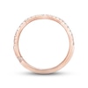 Thumbnail Image 3 of Monique Lhuillier Bliss Diamond Wedding Band 1/5 ct tw Round-cut 18K Rose Gold