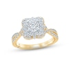 Thumbnail Image 1 of Monique Lhuillier Bliss Diamond Engagement Ring 1-3/8 ct tw Round & Marquise-cut 18K Two-Tone Gold