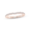 Thumbnail Image 1 of Monique Lhuillier Bliss Diamond Wedding Band 1/5 ct tw Round-cut 18K Rose Gold