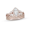 Thumbnail Image 1 of Neil Lane Marquise-cut Diamond Bridal Set 1-1/2 ct tw 14K Rose Gold