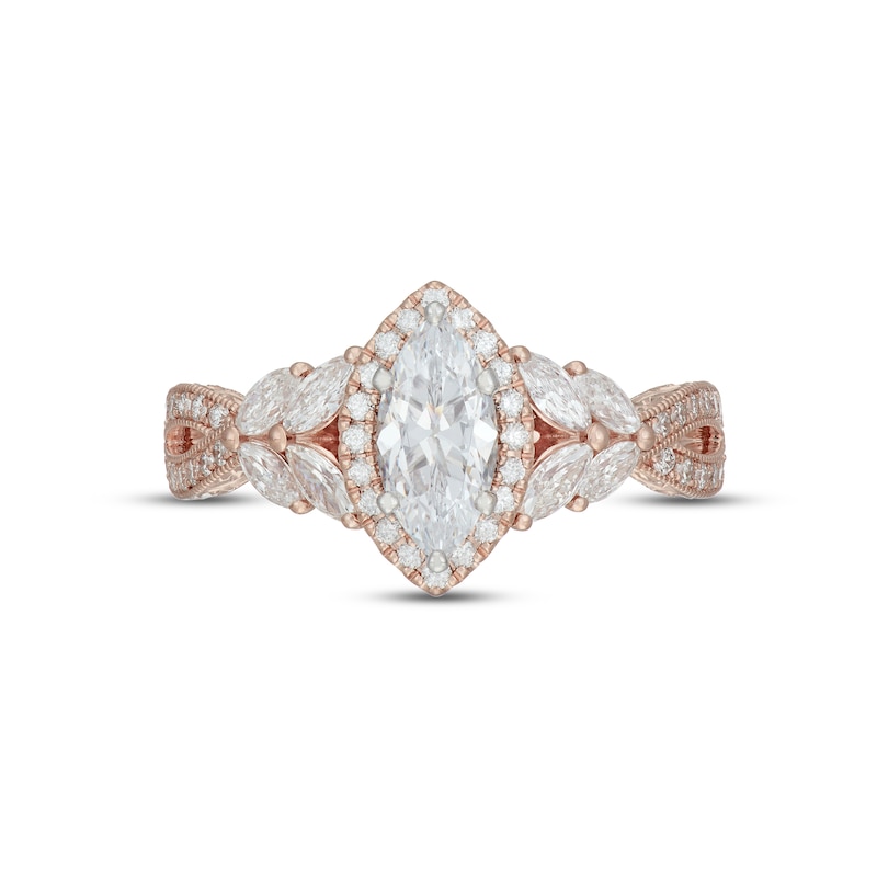 Main Image 6 of Neil Lane Diamond Engagement Ring 1-3/8 ct tw 14K Rose Gold