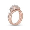 Thumbnail Image 2 of Neil Lane Emerald-cut Diamond Bridal Set 1-3/4 ct tw 14K Rose Gold