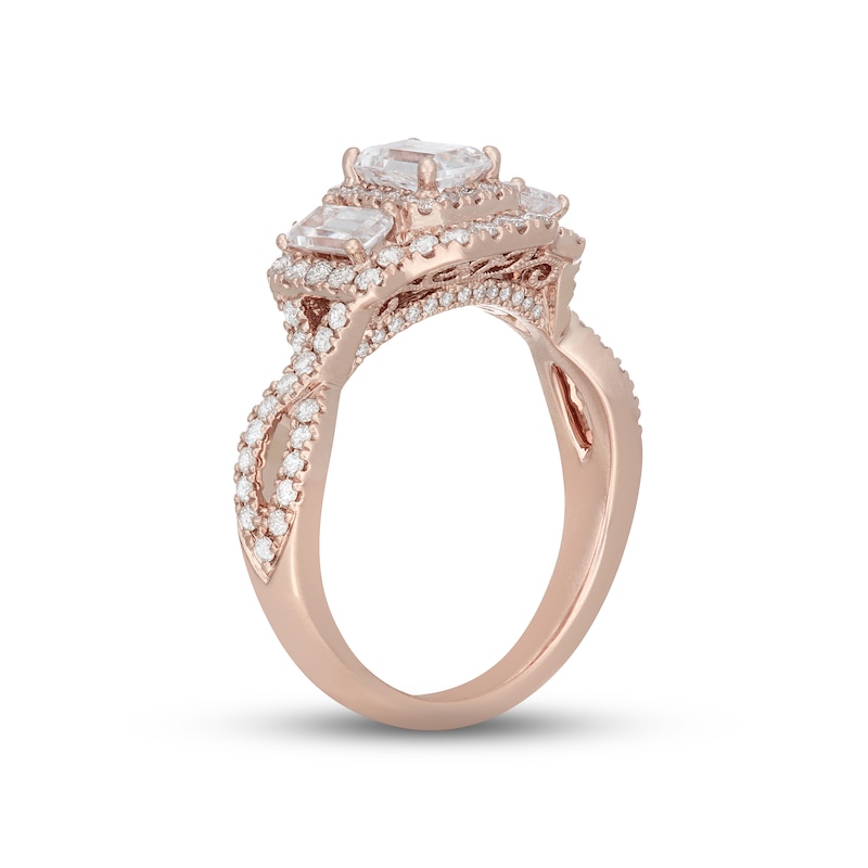 Main Image 5 of Neil Lane Diamond Engagement Ring 1-1/2 ct tw 14K Rose Gold