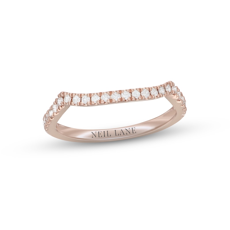 Main Image 7 of Neil Lane Diamond Wedding Band 1/4 ct tw 14K Rose Gold