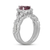 Thumbnail Image 2 of Neil Lane Pink Tourmaline & Diamond Bridal Set 1 ct tw 14K White Gold