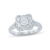 Thumbnail Image 0 of Monique Lhuillier Bliss Diamond Engagement Ring 1-1/3 ct tw Round & Marquise-cut 18K White Gold