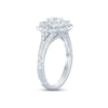 Thumbnail Image 1 of Monique Lhuillier Bliss Diamond Engagement Ring 1-1/3 ct tw Round & Marquise-cut 18K White Gold