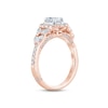 Thumbnail Image 2 of Monique Lhuillier Bliss Diamond Engagement Ring 1-1/4 ct tw Oval, Round & Marquise-cut 18K Two-Tone Gold