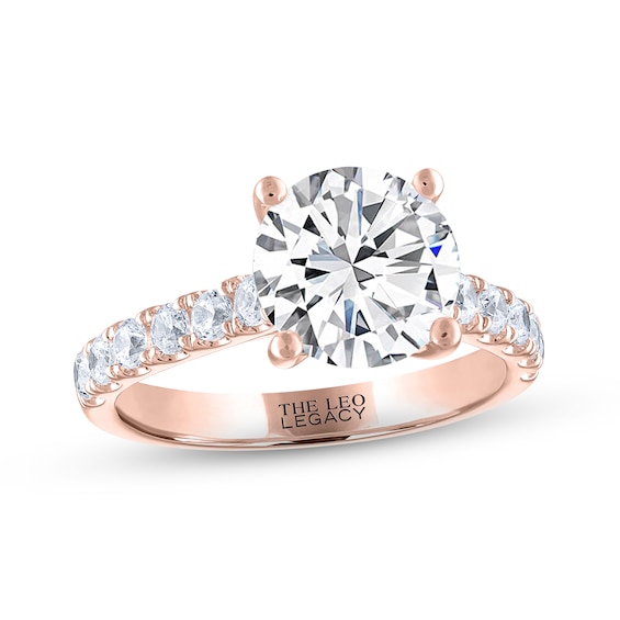 THE LEO Legacy Lab-Created Diamond Engagement Ring 3-1/ ct tw 14K Rose Gold