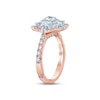 Thumbnail Image 2 of Monique Lhuillier Bliss Diamond Engagement Ring 1-3/8 ct tw Princess, Marquise & Round-cut 18K Two-Tone Gold