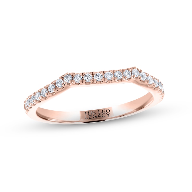 Main Image 1 of THE LEO Legacy Lab-Grown Diamond Wedding Band 1/4 ct tw 14K Rose Gold