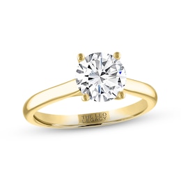 THE LEO Legacy Lab-Grown Diamond Solitaire Ring 1-1/2 ct tw 14K Yellow Gold