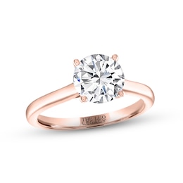 THE LEO Legacy Lab-Grown Diamond Solitaire Ring 2 ct tw 14K Rose Gold