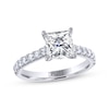 Thumbnail Image 1 of THE LEO Legacy Lab-Grown Diamond Princess-Cut Engagement Ring 2-3/8 ct tw 14K White Gold