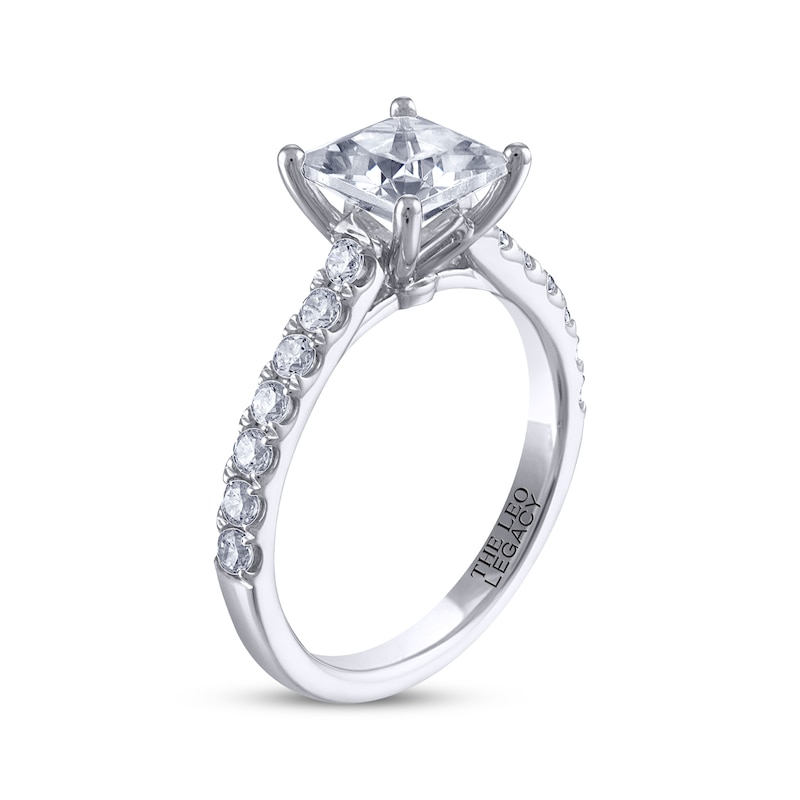 Main Image 2 of THE LEO Legacy Lab-Grown Diamond Princess-Cut Engagement Ring 2-3/8 ct tw 14K White Gold