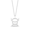 Thumbnail Image 0 of Disney Treasures Toy Story Diamond Alien Necklace 1/15 ct tw Sterling Silver 19"