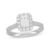 Thumbnail Image 1 of Neil Lane Emerald-cut Diamond Engagement Ring 1-7/8 ct tw 14K White Gold