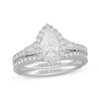 Thumbnail Image 1 of Neil Lane Pear-Shaped Diamond Frame Bridal Set 1-7/8 ct tw 14K White Gold