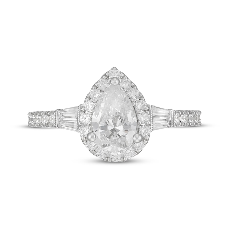 Kay Outlet Neil Lane Pear-Shaped Diamond Engagement Ring 1-7/8 ct tw 14K White Gold