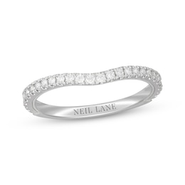 Neil Lane Round-Cut Diamond Wedding Band 1/3 ct tw 14K White Gold