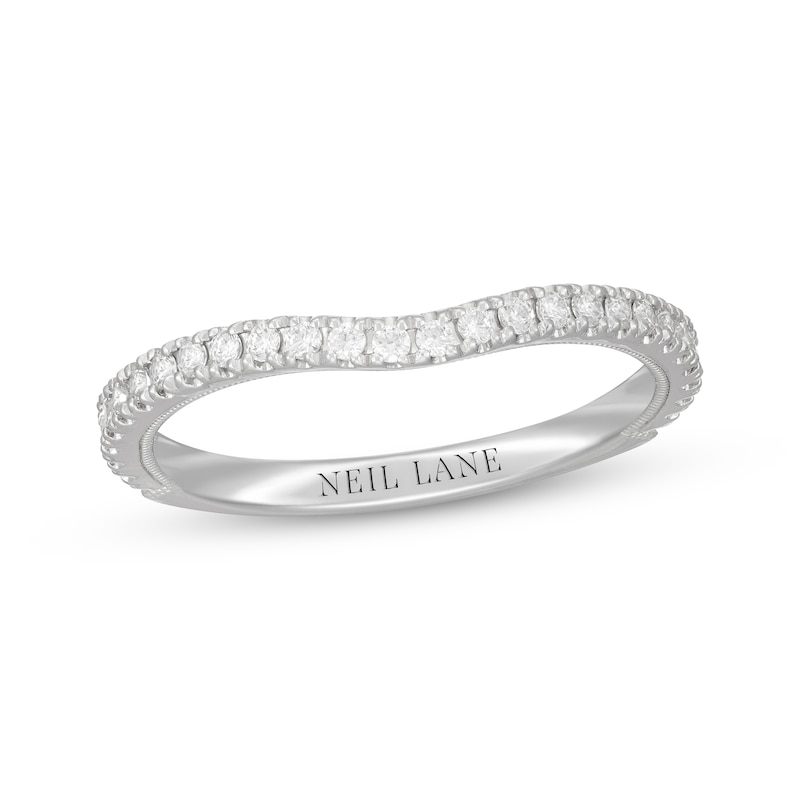 Main Image 1 of Neil Lane Round-Cut Diamond Wedding Band 1/3 ct tw 14K White Gold