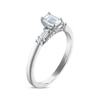 Thumbnail Image 1 of Emerald-Cut Diamond Engagement Ring 5/8 ct tw 14K White Gold