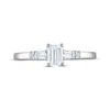 Thumbnail Image 2 of Emerald-Cut Diamond Engagement Ring 5/8 ct tw 14K White Gold