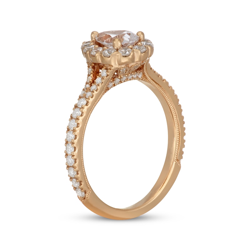 Main Image 2 of Neil Lane Pear-Shaped Diamond Engagement Ring 1-3/8 ct tw 14K Yellow Gold