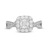 Thumbnail Image 3 of Neil Lane Princess-Cut Diamond Cushion Frame Engagement Ring 1-5/8 ct tw 14K White Gold