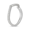 Thumbnail Image 2 of Neil Lane Contoured Diamond Wedding Band 1/4 ct tw 14K White Gold