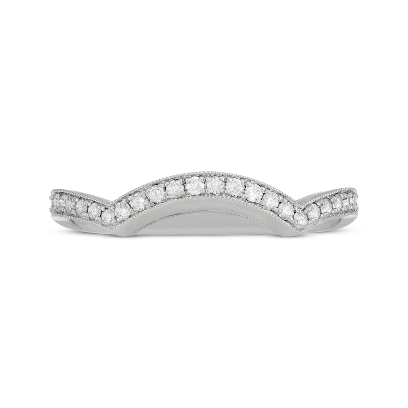 Main Image 3 of Neil Lane Contoured Diamond Wedding Band 1/4 ct tw 14K White Gold