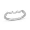 Thumbnail Image 1 of Neil Lane Diamond Contoured Wedding Band 1/4 ct tw 14K White Gold