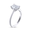 Thumbnail Image 2 of THE LEO Legacy Lab-Grown Diamond Emerald-Cut Solitaire Engagement Ring 1-1/2 ct tw 14K White Gold