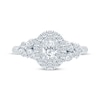 Thumbnail Image 4 of Monique Lhuillier Bliss Oval-Cut Diamond Engagement Ring 1-1/4 ct tw 18K White Gold