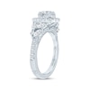 Thumbnail Image 2 of Monique Lhuillier Bliss Pear-Shaped Diamond Engagement Ring 1-1/4 ct tw 18K White Gold