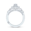 Thumbnail Image 3 of Monique Lhuillier Bliss Pear-Shaped Diamond Engagement Ring 1-1/4 ct tw 18K White Gold