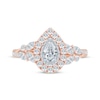 Thumbnail Image 4 of Monique Lhuillier Bliss Pear-Shaped Diamond Engagement Ring 1-1/4 ct tw 18K Two-Tone Gold