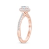 Thumbnail Image 1 of Monique Lhuillier Bliss Oval-Cut Diamond Engagement Ring 1 ct tw 18K Rose Gold