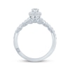 Thumbnail Image 3 of Monique Lhuillier Bliss Oval-Cut Diamond Engagement Ring 1 ct tw 18K White Gold