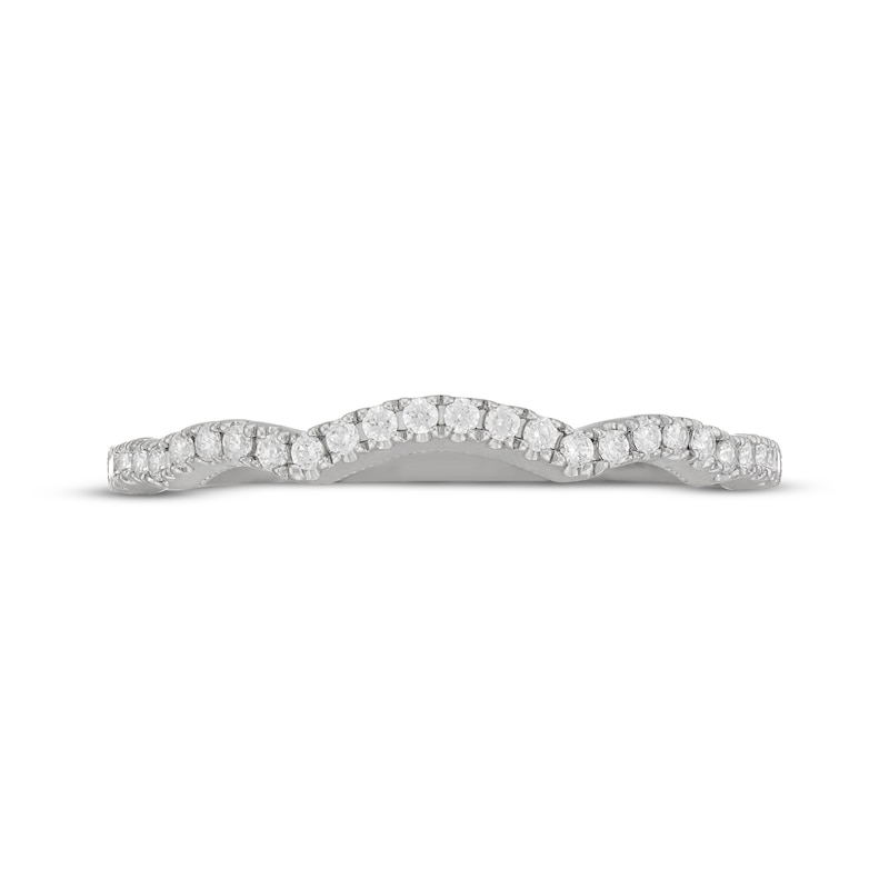 Main Image 3 of Neil Lane Diamond Contoured Wedding Band 1/6 ct tw 14K White Gold