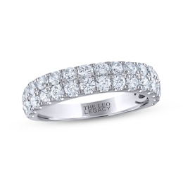 THE LEO Legacy Lab-Grown Diamond Two-Row Anniversary Ring 1-1/2 ct tw 14K White Gold