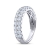 Thumbnail Image 1 of THE LEO Legacy Lab-Grown Diamond Two-Row Anniversary Ring 1-1/2 ct tw 14K White Gold