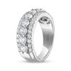 Thumbnail Image 2 of THE LEO Ideal Cut Diamond Three-Row Anniversary Ring 2 ct tw 14K White Gold