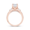 Thumbnail Image 3 of Monique Lhuillier Bliss Emerald-Cut Lab-Grown Diamond Engagement Ring 2-1/2 ct tw 18K Rose Gold