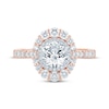 Thumbnail Image 4 of Monique Lhuillier Bliss Round-Cut Lab-Grown Diamond Engagement Ring 1-7/8 ct tw 18K Two-Tone Gold