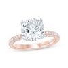 Thumbnail Image 1 of Monique Lhuillier Bliss Round-Cut Lab-Grown Diamond Engagement Ring 3-5/8 ct tw 18K Two-Tone Gold