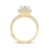 Thumbnail Image 3 of Monique Lhuillier Bliss Round-Cut Lab-Grown Diamond Engagement Ring 2-1/8 ct tw 18K Yellow Gold