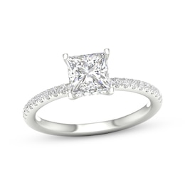 Lab-Created Diamonds by KAY Princess-Cut Engagement Ring 1-3/4 ct tw 14K White Gold